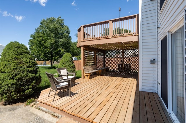 4 Aken Ct, Saint Peters, MO 63376 - view of wooden terrace