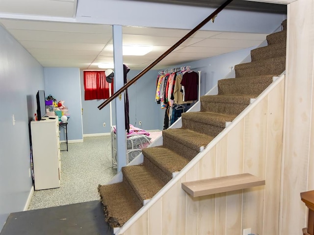 3930 Commanche Ave, Hannibal, MO 63401 - stairs featuring baseboards