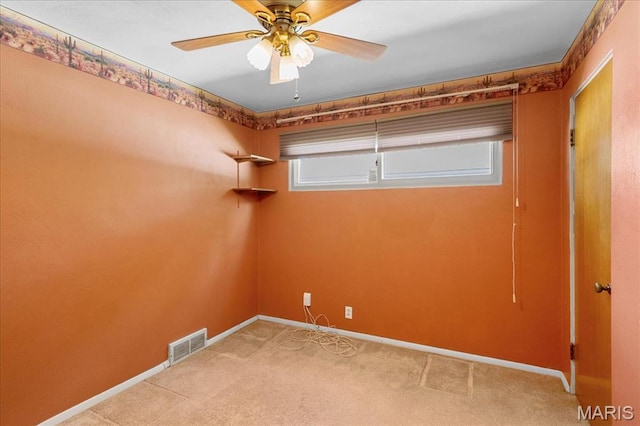 1816 N Belt, Belleville, IL 62221 - unfurnished room featuring light colored carpet and a ceiling fan