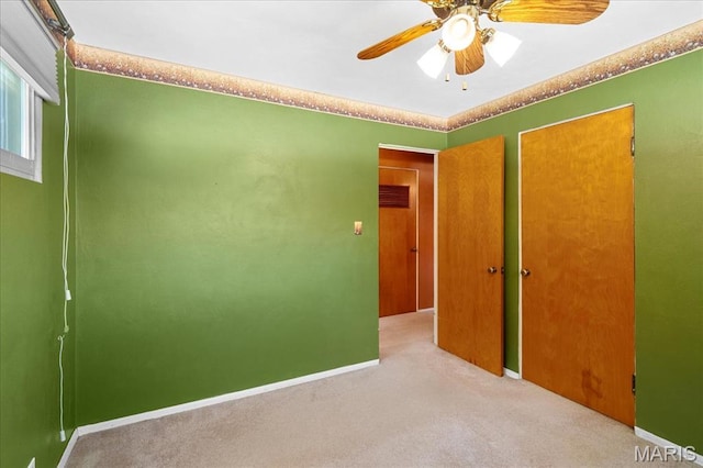 1816 N Belt, Belleville, IL 62221 - spare room with carpet floors and a ceiling fan