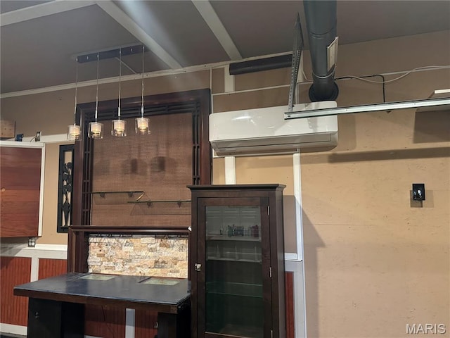 2828 Rutger St, Saint Louis, MO 63104 - kitchen featuring a wall mounted air conditioner