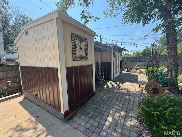 2828 Rutger St, Saint Louis, MO 63104 - view of shed featuring a fenced backyard