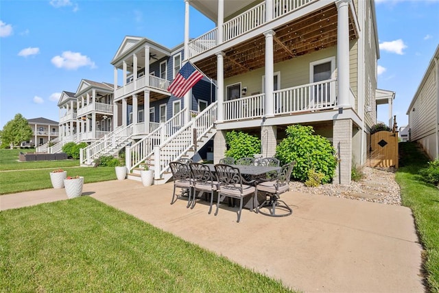 1017 Kilderkin Way, Saint Charles, MO 63301 - view of patio / terrace with stairway
