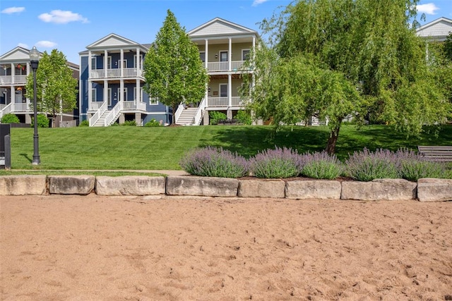 1017 Kilderkin Way, Saint Charles, MO 63301 - view of property's community with stairway and a lawn