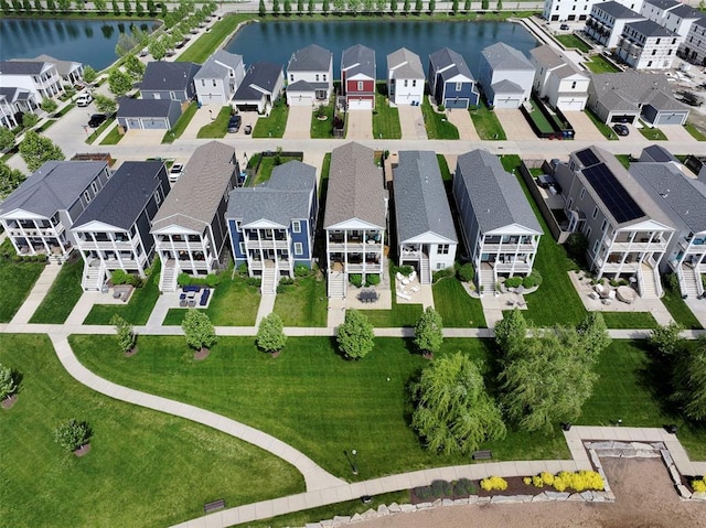1017 Kilderkin Way, Saint Charles, MO 63301 - aerial perspective of suburban area featuring a nearby body of water