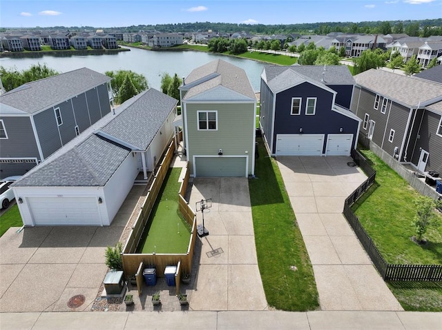 1017 Kilderkin Way, Saint Charles, MO 63301 - aerial view of residential area with a large body of water