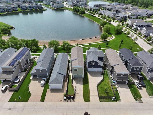 1017 Kilderkin Way, Saint Charles, MO 63301 - aerial perspective of suburban area with a large body of water