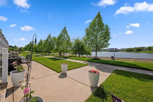 1017 Kilderkin Way, Saint Charles, MO 63301 - view of property's community with a water view and a lawn