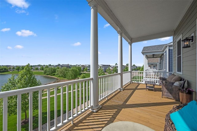1017 Kilderkin Way, Saint Charles, MO 63301 - balcony with a water view