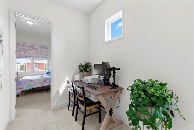 1017 Kilderkin Way, Saint Charles, MO 63301 - home office with light carpet and baseboards