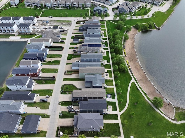 1017 Kilderkin Way, Saint Charles, MO 63301 - aerial view of property and surrounding area featuring nearby suburban area and a nearby body of water