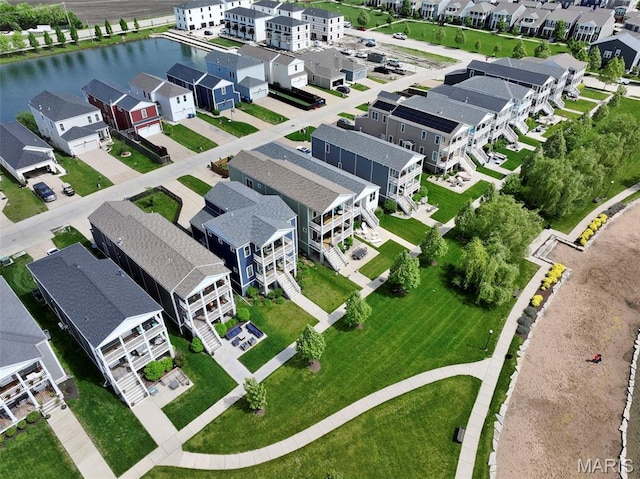 1017 Kilderkin Way, Saint Charles, MO 63301 - aerial view of residential area with a nearby body of water