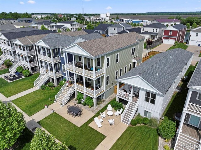 1017 Kilderkin Way, Saint Charles, MO 63301 - aerial view of residential area