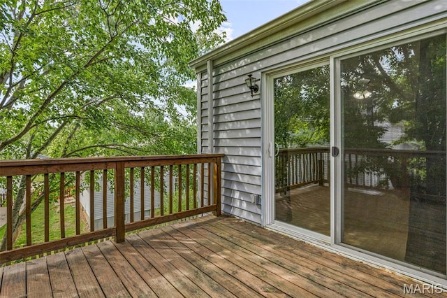 101 Carnegie Ct, Valley Park, MO 63088 - view of wooden terrace