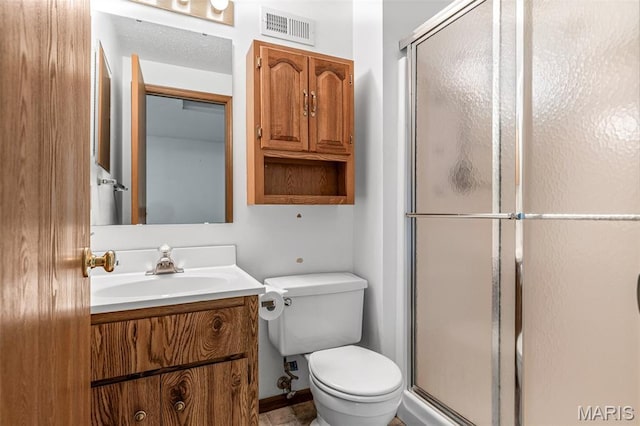 101 Carnegie Ct, Valley Park, MO 63088 - full bathroom with vanity, a shower stall, and toilet