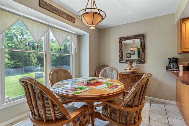303 Holly Tree Ln, Farmington, MO 63640 - dining room with plenty of natural light, baseboards, and light tile patterned flooring
