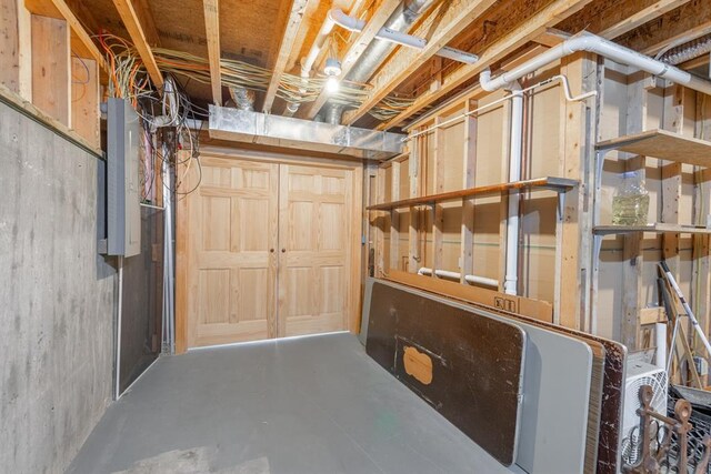 28 Spring Lake Rd, Perryville, MO 63775 - unfinished basement with electric panel