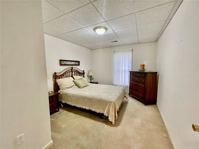 2087 Hawks Landing Dr Unit S, Lake St Louis, MO 63367 - bedroom featuring a paneled ceiling, baseboards, and carpet flooring