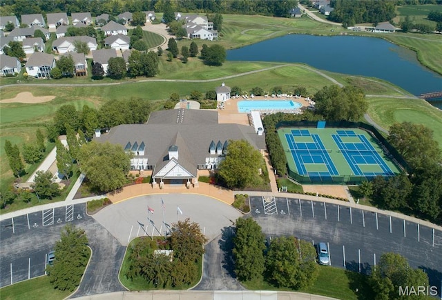 2087 Hawks Landing Dr, Lake St Louis, MO 63367 - bird's eye view of a nearby body of water and a golf course