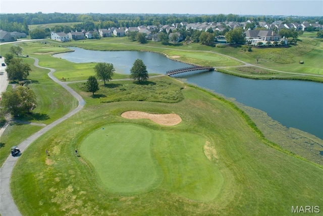 2087 Hawks Landing Dr, Lake St Louis, MO 63367 - aerial view of residential area with a nearby body of water and a local golf course