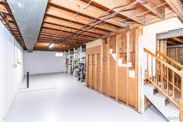 2915 Ozark Dr, Queeny Township, MO 63122 - below grade area with stairs
