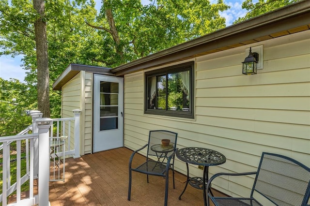 14135 Oak Dr, De Soto, MO 63020 - view of wooden terrace
