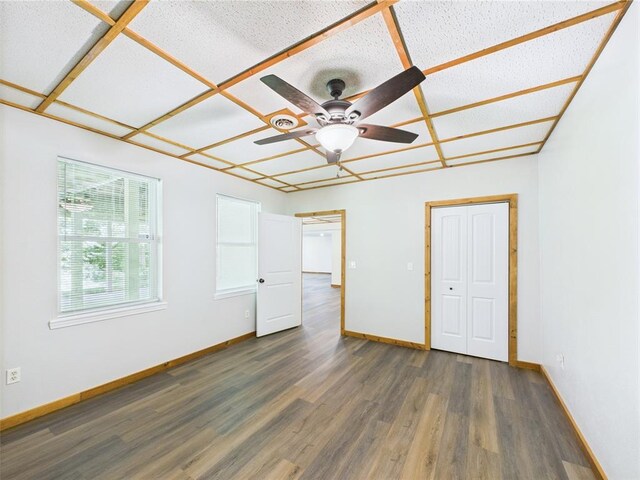 14800 County Road 448, St James, MO 65559 - spare room with wood finished floors, baseboards, and ceiling fan