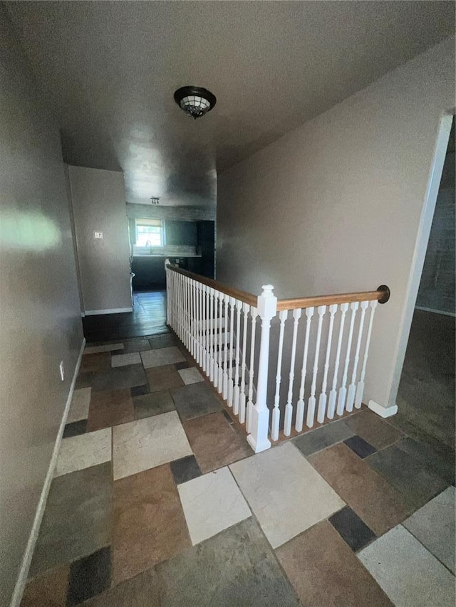 14345 Howard Ln, Dixon, MO 65459 - hall with baseboards and tile patterned floors