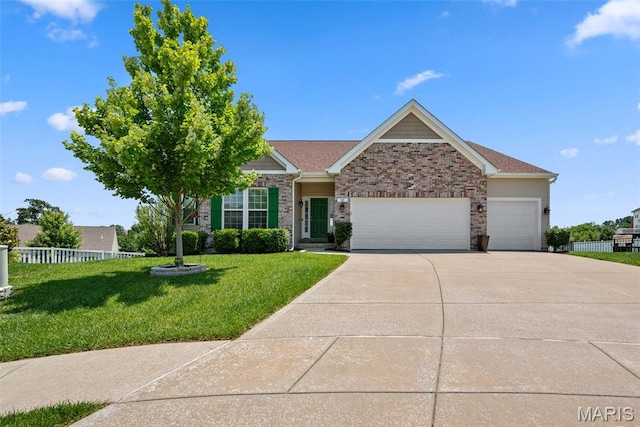 38 Crystal Manor Ct, Wentzville, MO 63385 - view of front of property featuring an attached garage and concrete driveway