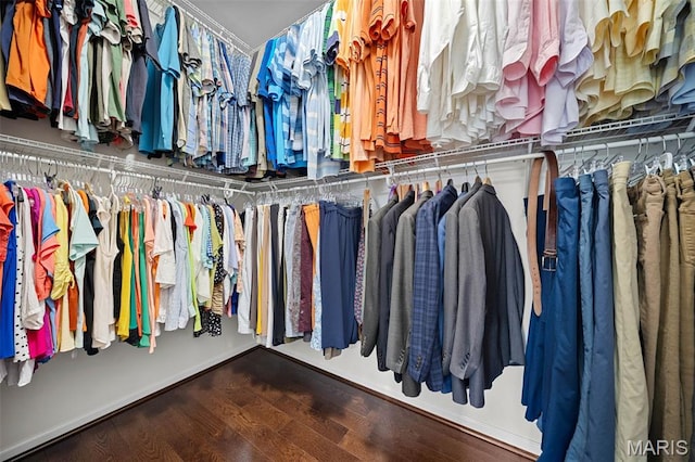 38 Crystal Manor Ct, Wentzville, MO 63385 - walk in closet featuring wood finished floors