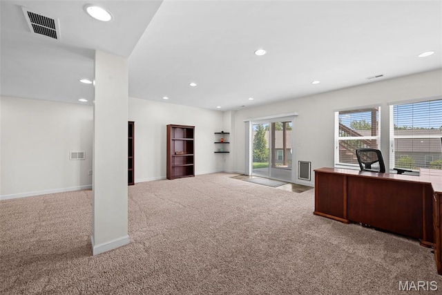 38 Crystal Manor Ct, Wentzville, MO 63385 - carpeted office space featuring recessed lighting and baseboards
