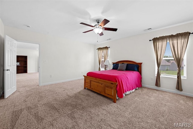 38 Crystal Manor Ct, Wentzville, MO 63385 - carpeted bedroom with baseboards and ceiling fan