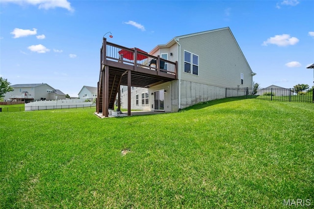 38 Crystal Manor Ct, Wentzville, MO 63385 - back of house with a deck
