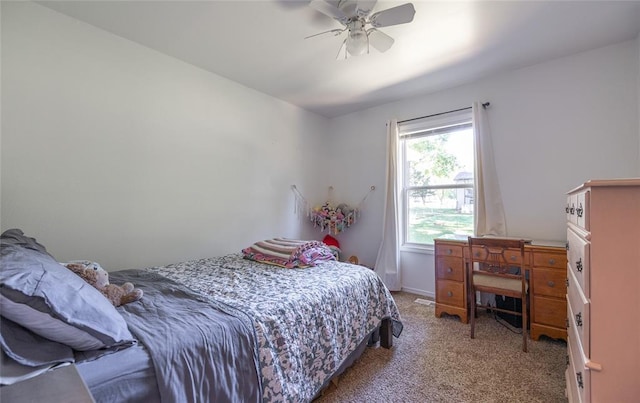 20336 Scholar Ln, Waynesville, MO 65583 - bedroom featuring carpet and ceiling fan