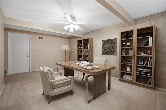 11846 Sologne Ct, Maryland Heights, MO 63043 - carpeted office featuring ceiling fan