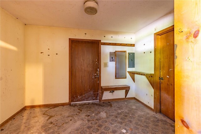 22 Greenbriar Dr, New Madrid, MO 63869 - carpeted empty room with electric panel and baseboards