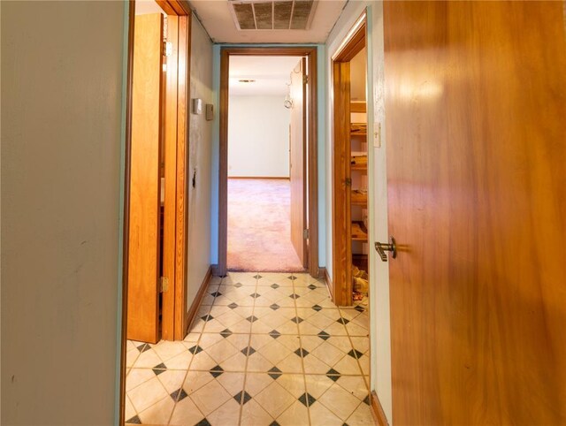 22 Greenbriar Dr, New Madrid, MO 63869 - corridor featuring baseboards and light carpet