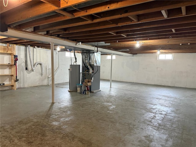 7729 Humbert Rd, Godfrey, IL 62035 - below grade area with heating unit and gas water heater