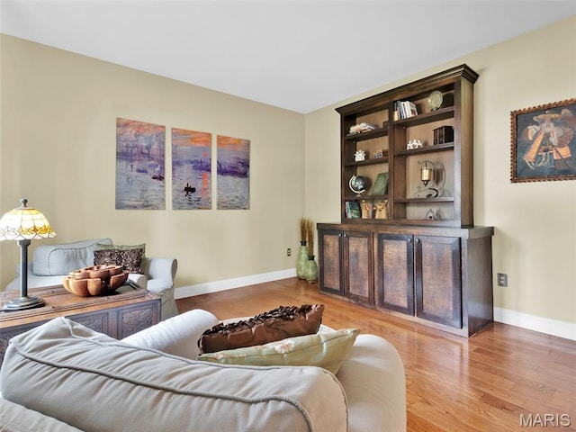 1165 Nooning Tree Dr, Chesterfield, MO 63017 - living room with light wood-style floors and baseboards