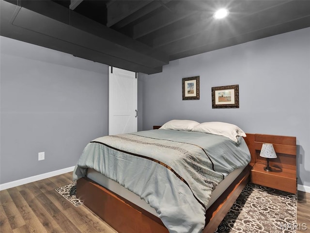 1165 Nooning Tree Dr, Chesterfield, MO 63017 - bedroom with wood finished floors, baseboards, and recessed lighting
