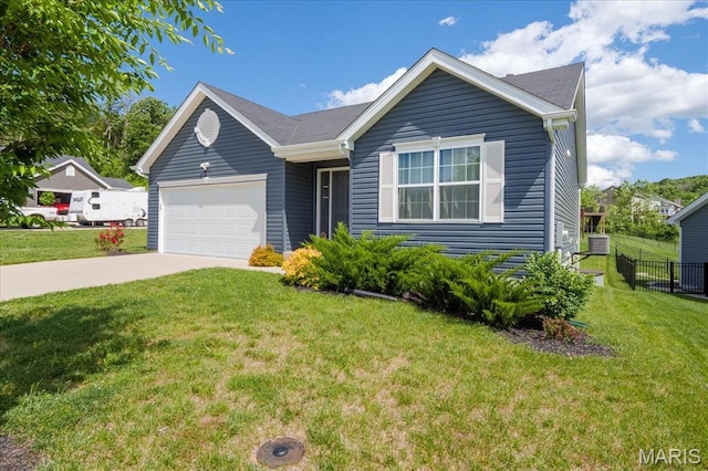 800 Boulder Crest Ct, Eureka, MO 63025 - ranch-style home with a garage and concrete driveway