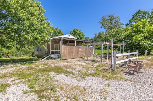 527 Gibbs Ln, Van Buren, MO 63965 - view of yard
