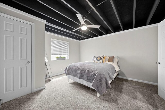 217 Arlington Dr, Moscow Mills, MO 63362 - carpeted bedroom featuring baseboards and a ceiling fan