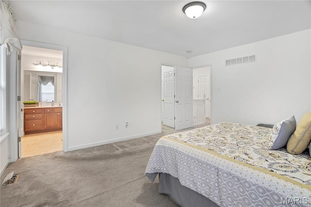 736 Berrywine Ln, Arnold, MO 63010 - bedroom featuring light carpet and ensuite bathroom