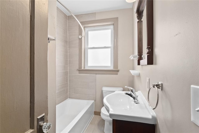 4932 Mardel, Saint Louis, MO 63109 - full bath featuring toilet,  shower combination, and vanity