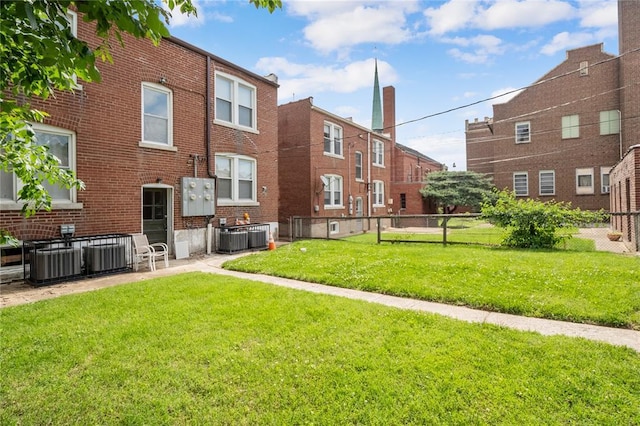 4932 Mardel, Saint Louis, MO 63109 - back of house with brick siding and central AC unit