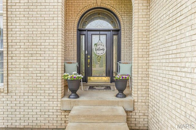 113 Riverwalk Dr, Desloge, MO 63628 - entrance to property featuring brick siding