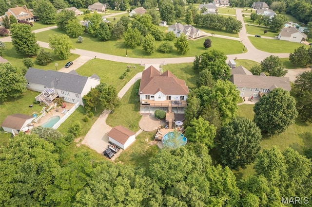 113 Riverwalk Dr, Desloge, MO 63628 - aerial view of residential area featuring a pool area