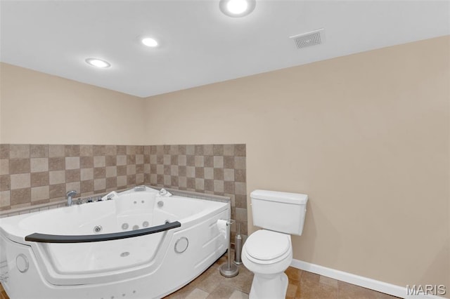 2654 Breckenridge Cir, Ofallon, MO 63368 - full bath featuring a tub with jets and toilet
