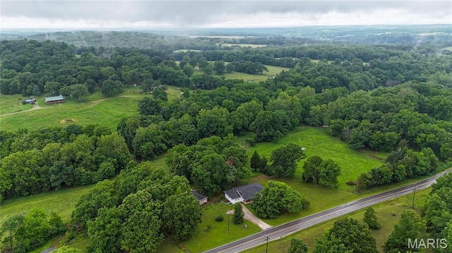 24506 State Road A, Richland, MO 65556 - drone / aerial view of a heavily wooded area